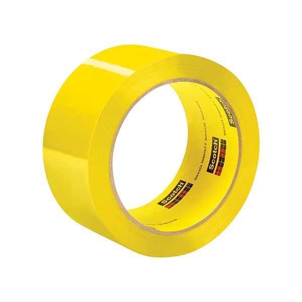 3M 2'' x 55 yds. Yellow 3M 373 Carton Sealing Tape, 6PK T901373Y6PK - main